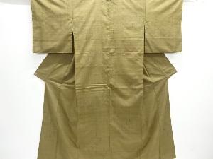 抽象模様織り出し手織り真綿紬着物